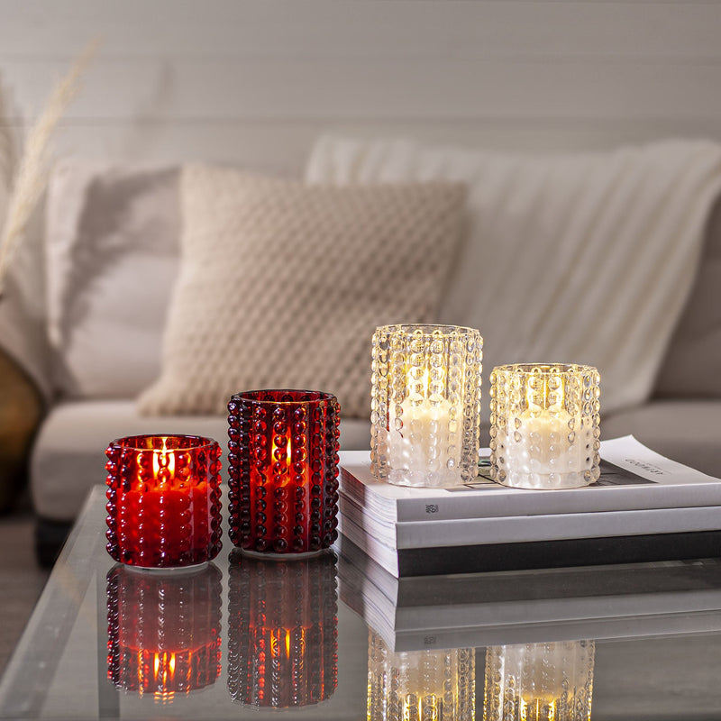 Star Trading Flamme Dotty LED-kynttilä 10*9cm, kirkas