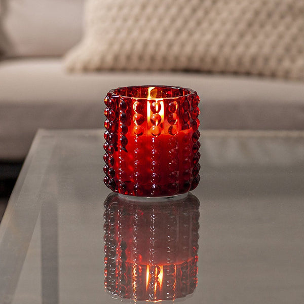 Star Trading Flamme Dotty LED-kynttilä 9,5*9cm, punainen