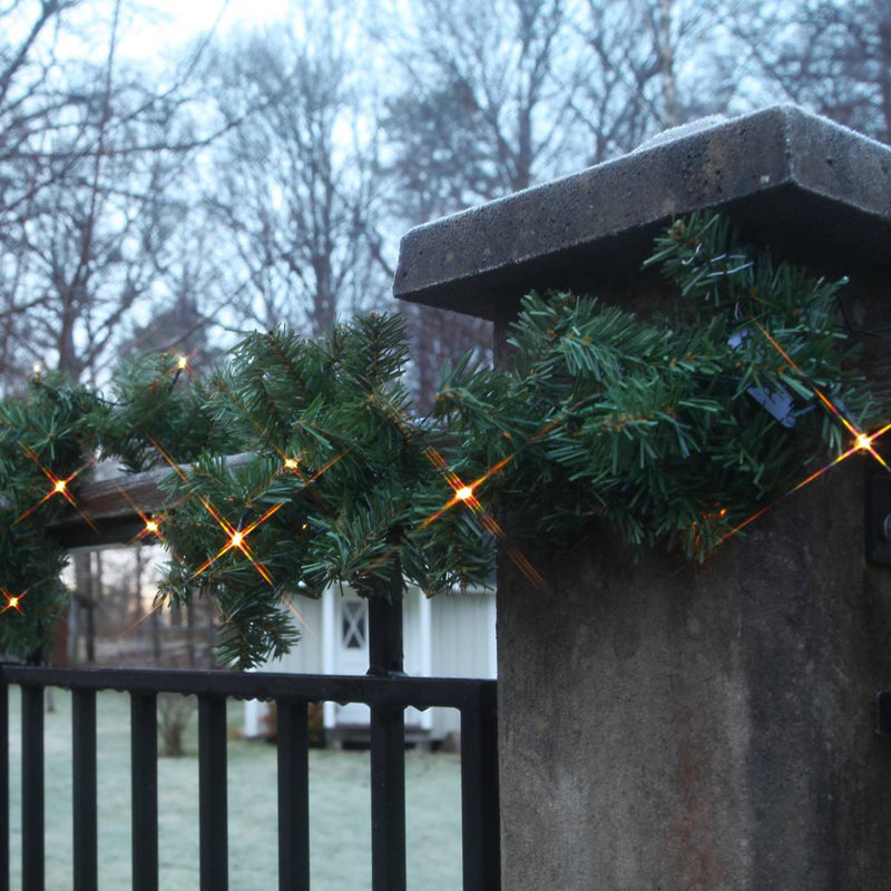 Star Trading Canadian köynnös led valoilla 250cm vihreä