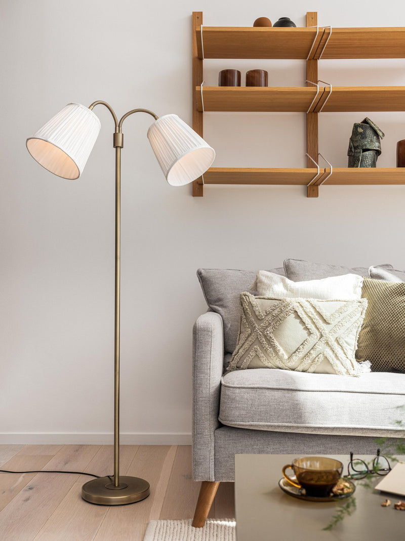 PR Home Cia Plissé varjostin 20cm, valkoinen