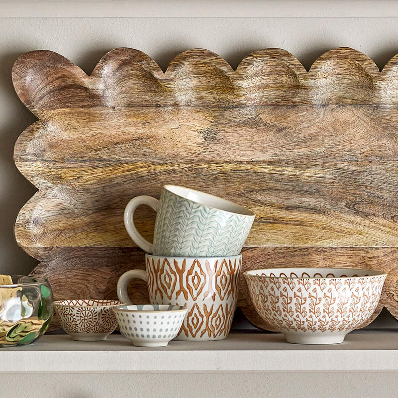 Bloomingville Maple muki keramiikkaa 7*8cm, vihreä