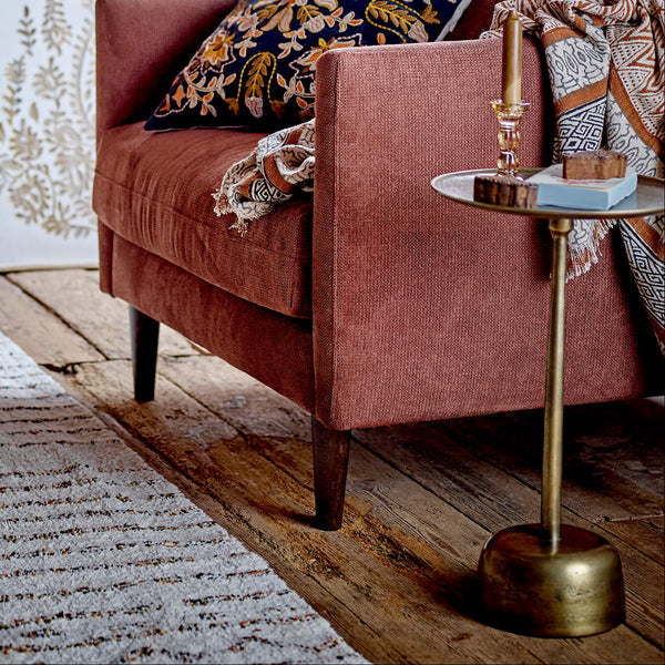 Bloomingville Maris sivupöytä alumiinia 51*30,5cm, messinki