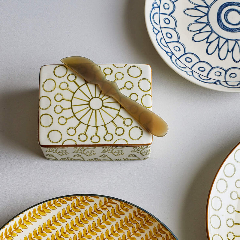 Bloominville Maple voirasia keramiikkaa 6*12,5*9,5cm, vihreä