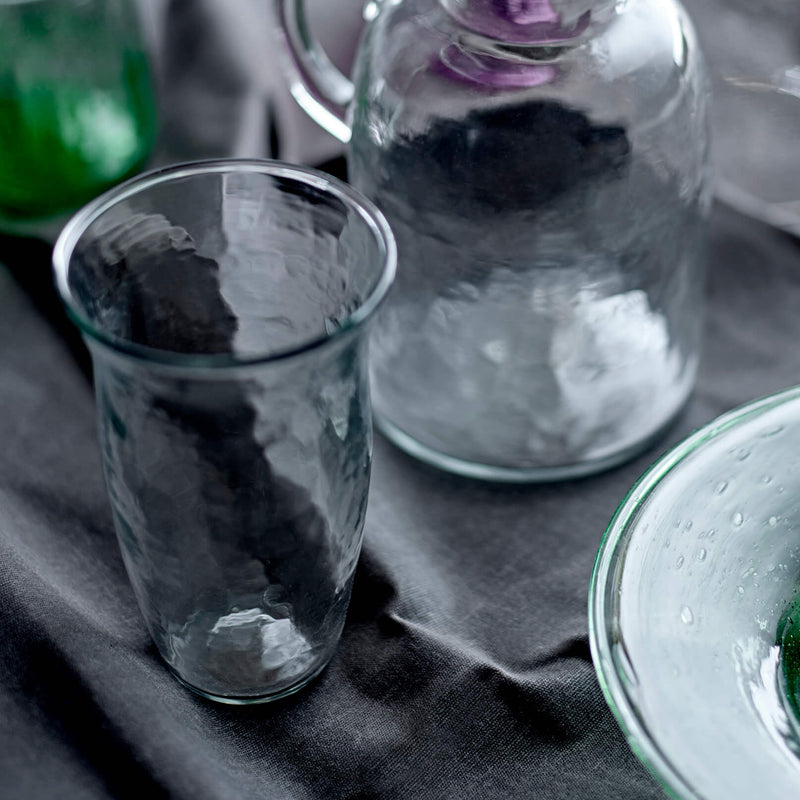 Bloomingville Asha juomalasi kierrätyslasia 250ml 13*8cm, kirkas lasi