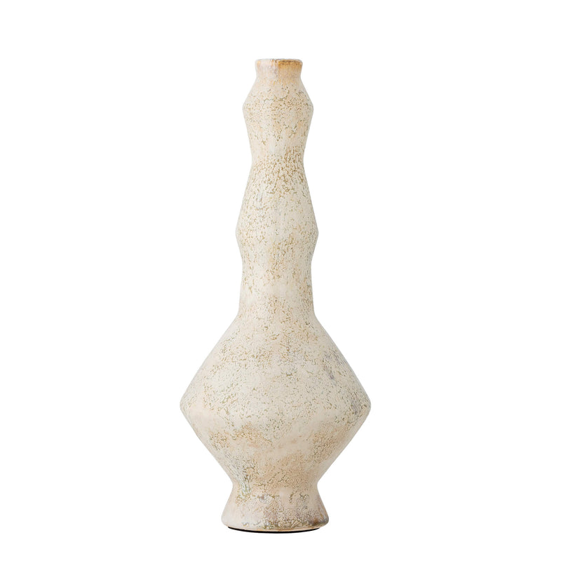 Bloomingville Bancroft kynttilänjalka keramiikkaa 33*13,5cm, valkoinen