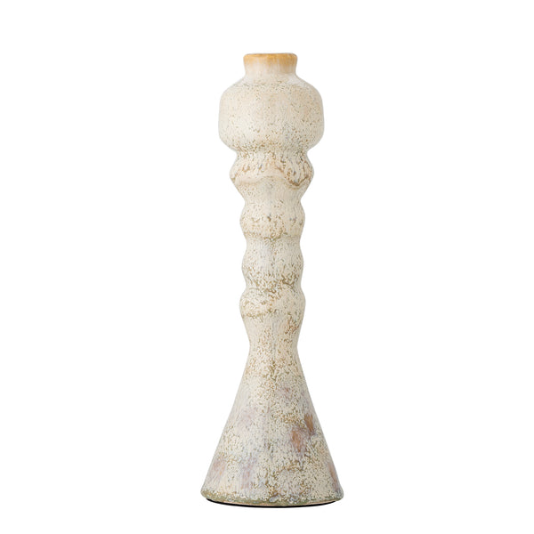 Bloomingville Bancroft kynttilänjalka keramiikkaa 33*10,5cm, valkoinen