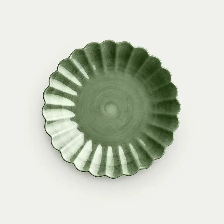 Mateus Oyster lautanen ø20cm, metsän vihreä