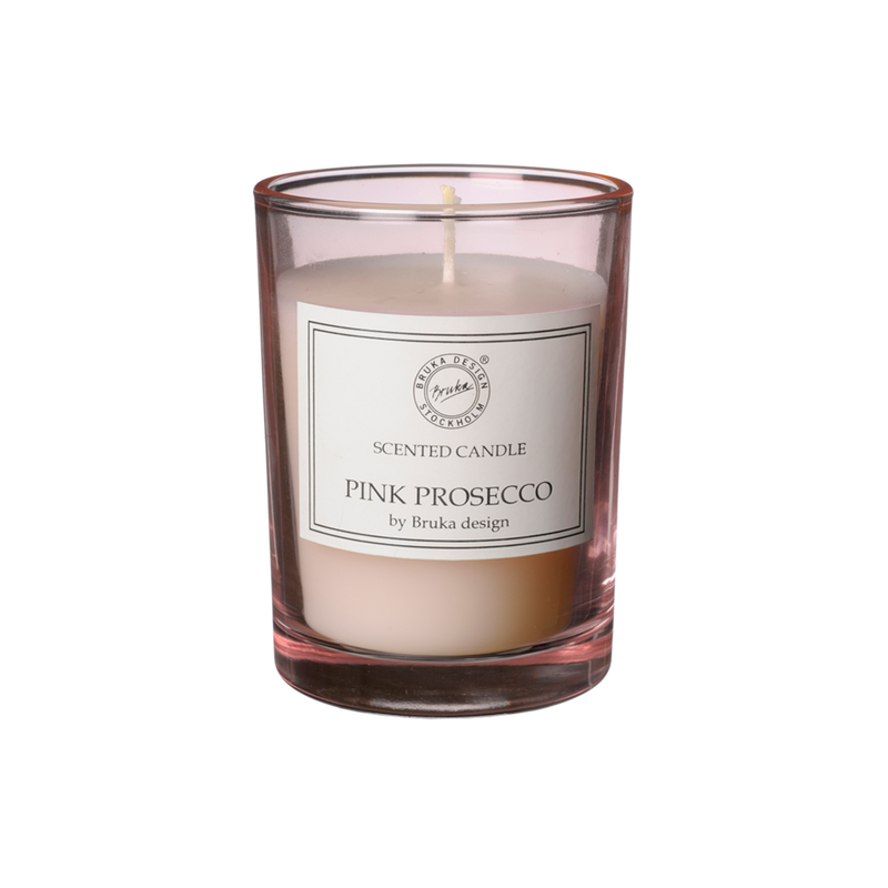Bruka Pink Prosecco Tuoksukynttilä 8*10,5cm
