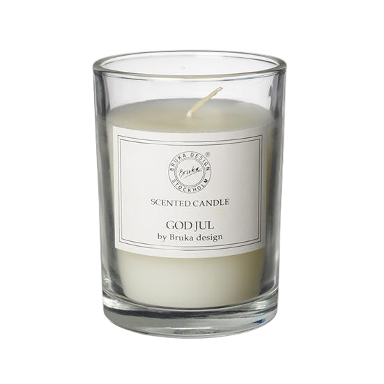 Bruka Design God Jul Röd Grande tuoksukynttilä 12*15cm