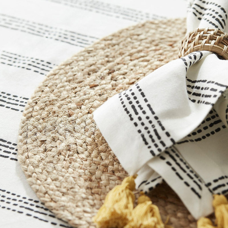 Svanefors Arendal pöytätabletti juuttia ø38cm, ruskea