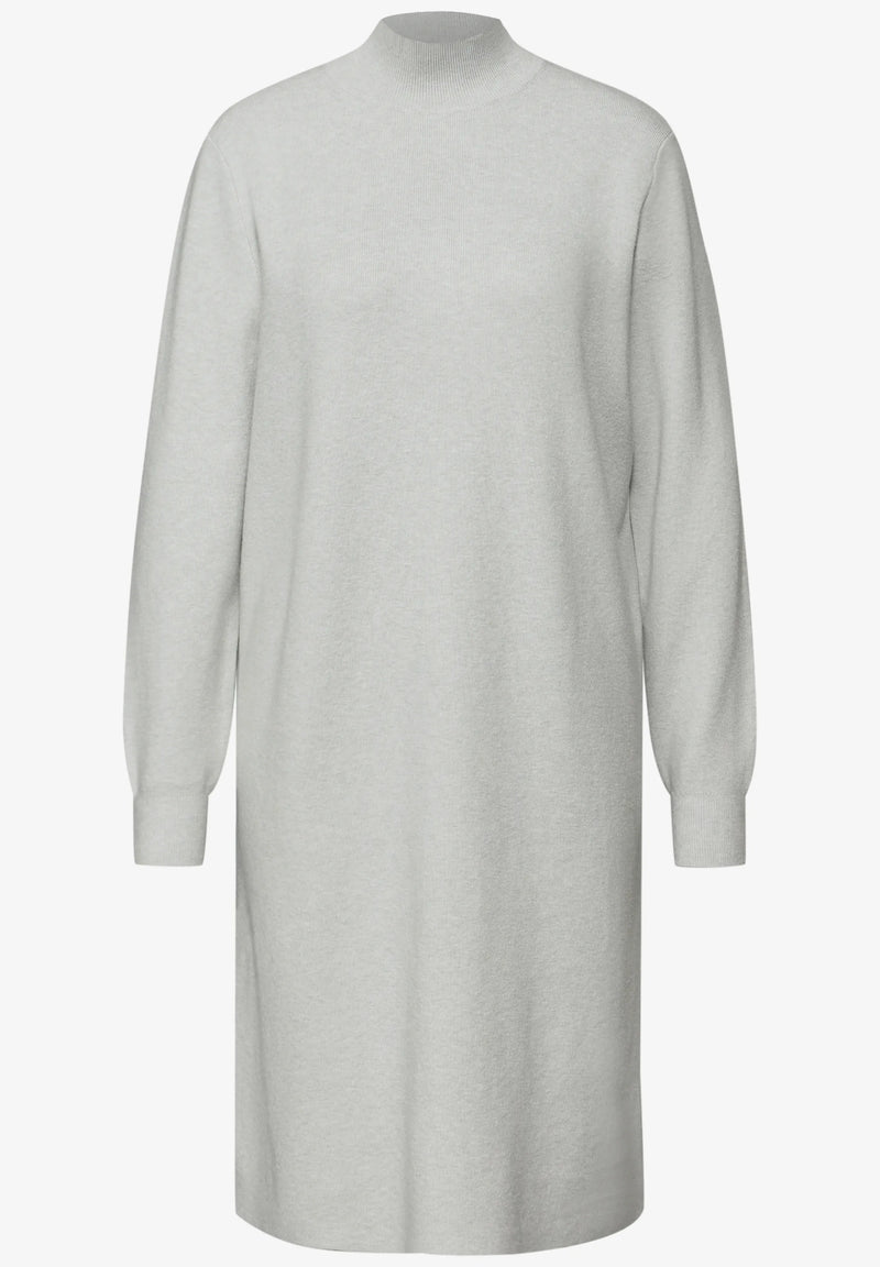 Street One polvipituinen neulemekko, vaaleanharmaa