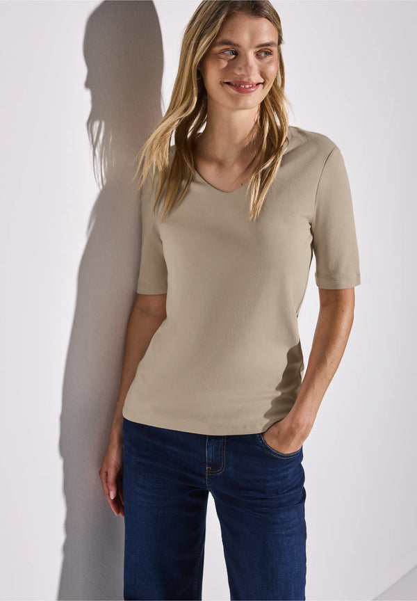 Street One Palmira T-paita, beige