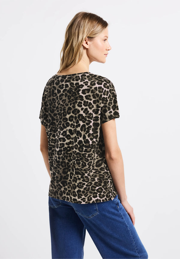 Street One Style New Crista paita, leopardikuvio