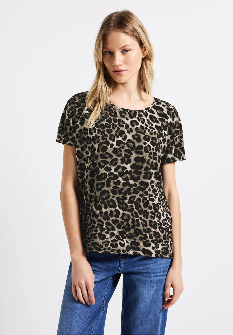 Street One Style New Crista paita, leopardikuvio