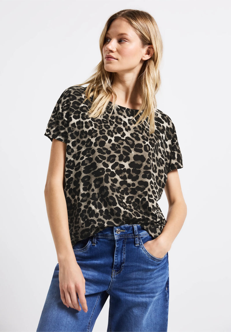 Street One Style New Crista paita, leopardikuvio