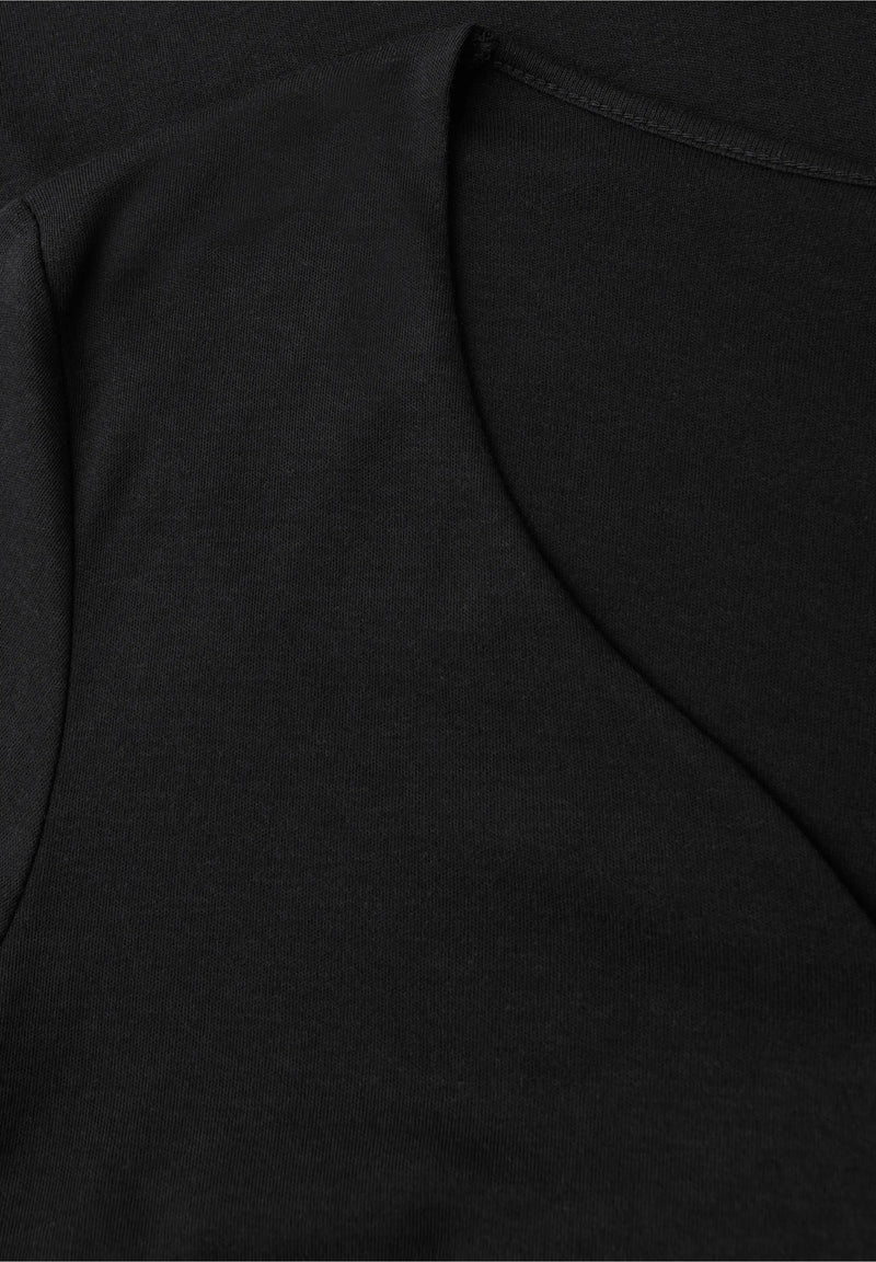 Street One pitkähihainen paita sydänpääntiellä, musta