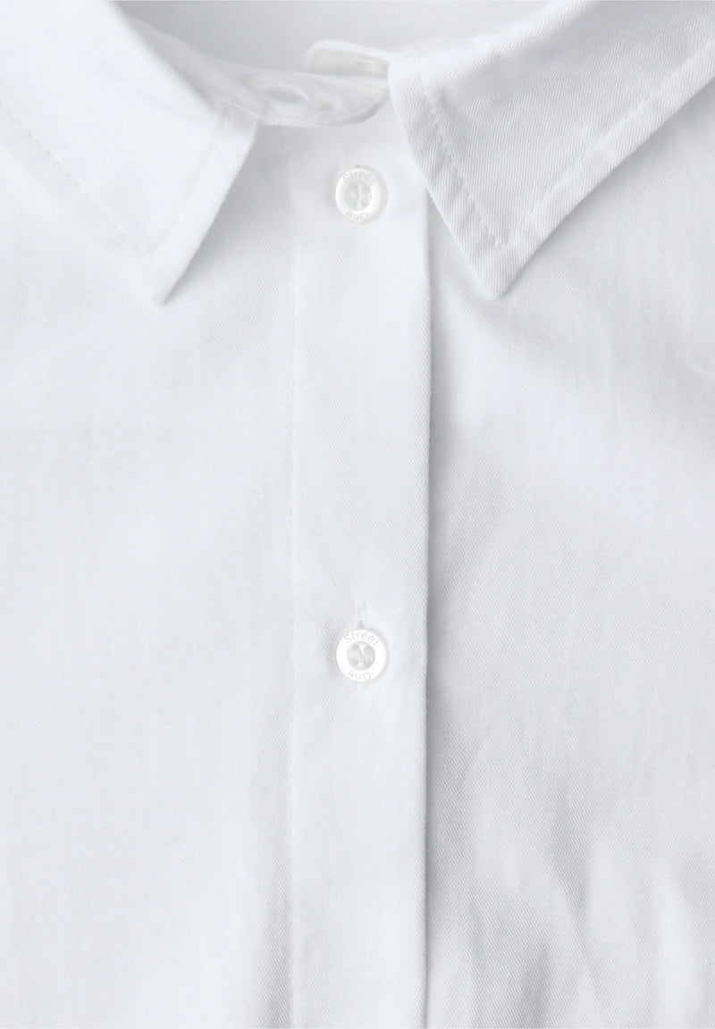 Street One kauluspaita puuvillaa, valkoinen