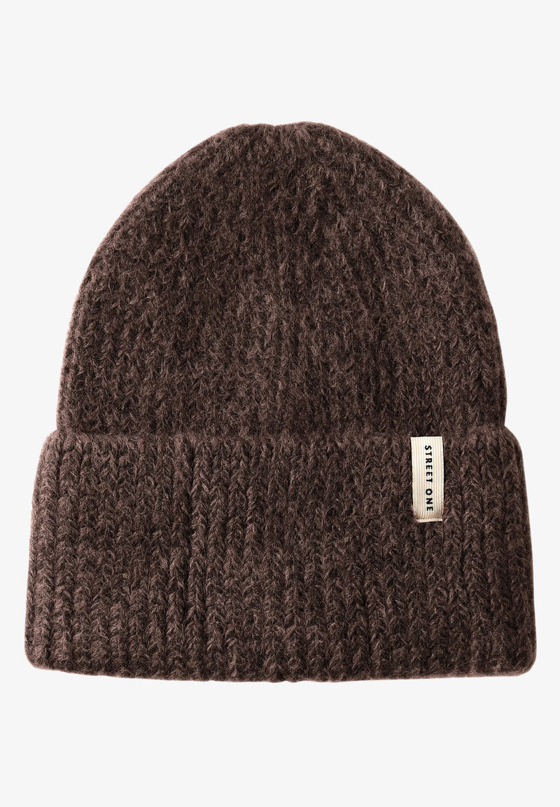 Street One neulepipo, meleerattu ruskea