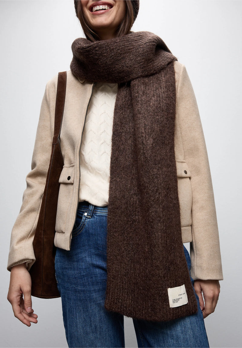 Street One neulehuivi, meleerattu ruskea