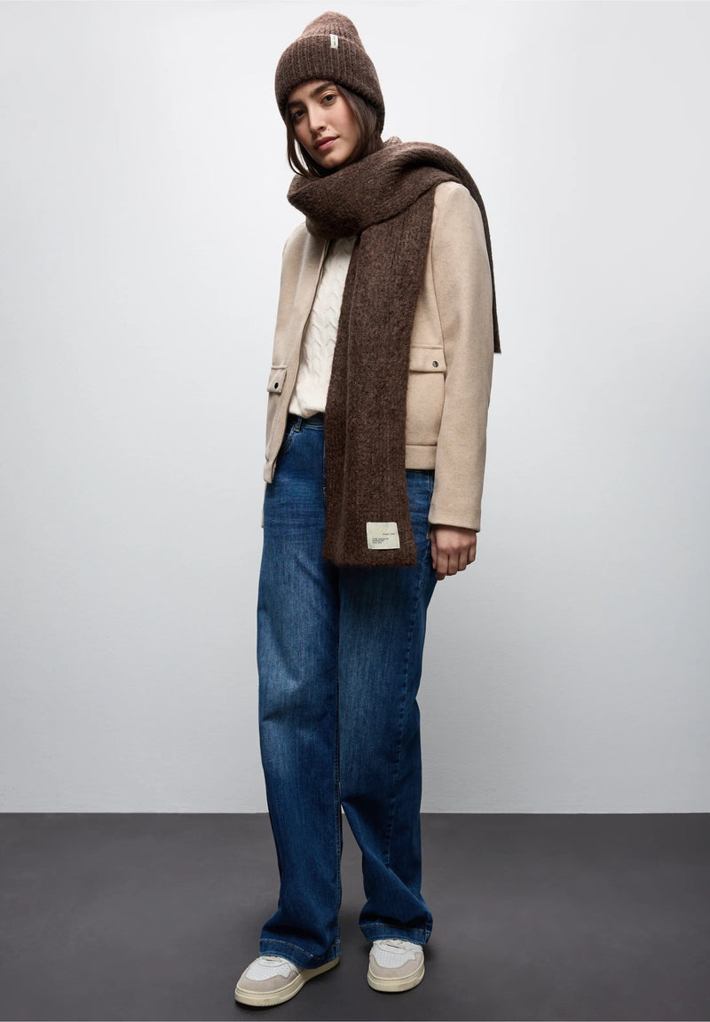 Street One neulehuivi, meleerattu ruskea