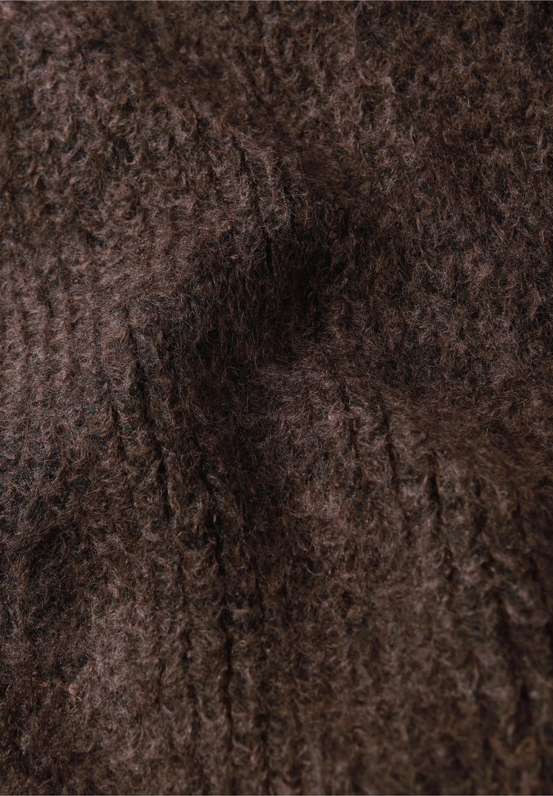 Street One neulehuivi, meleerattu ruskea