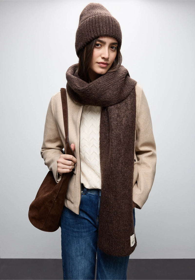 Street One neulehuivi, meleerattu ruskea