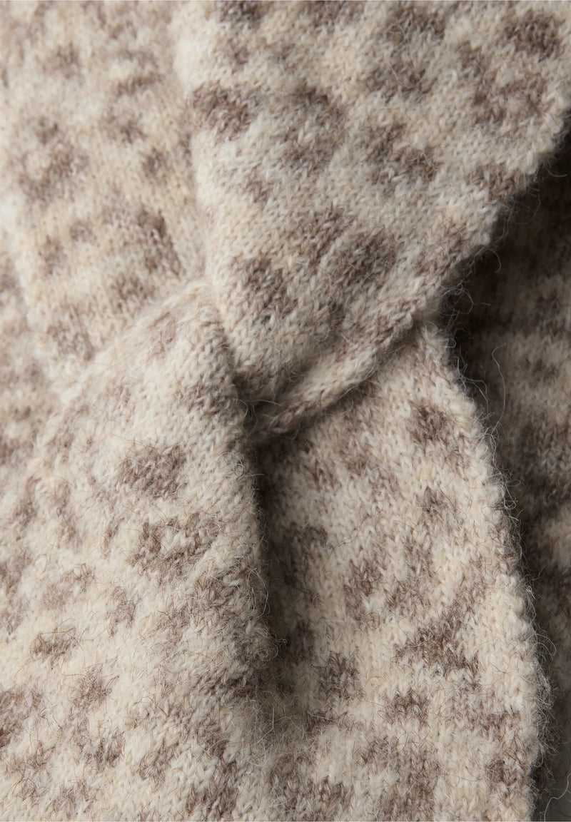 Street One panta leopardikuviolla, vaalea beige