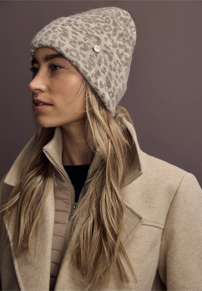 Street One pipo leopardikuviolla, vaalea beige