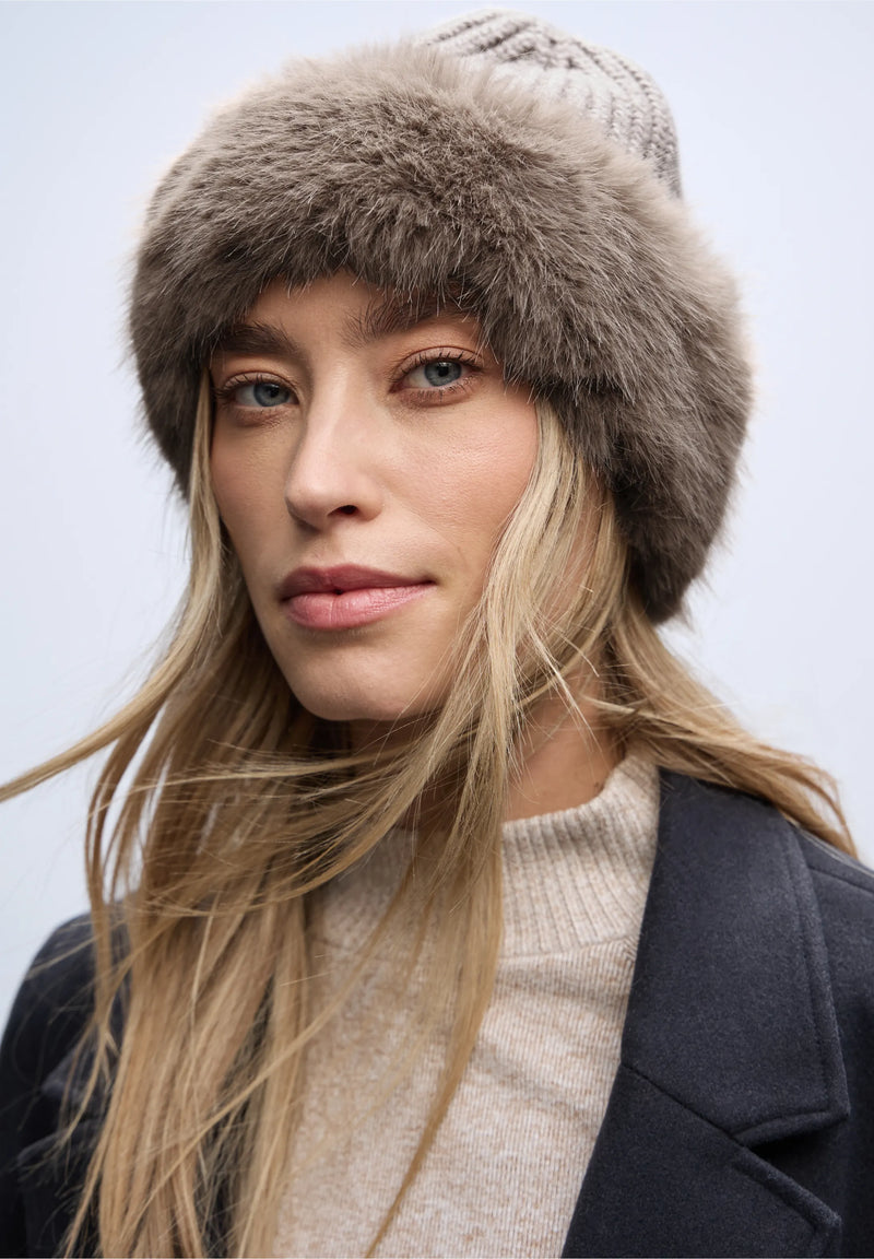 Street One pipo tekoturkiksella, vaaleanruskea