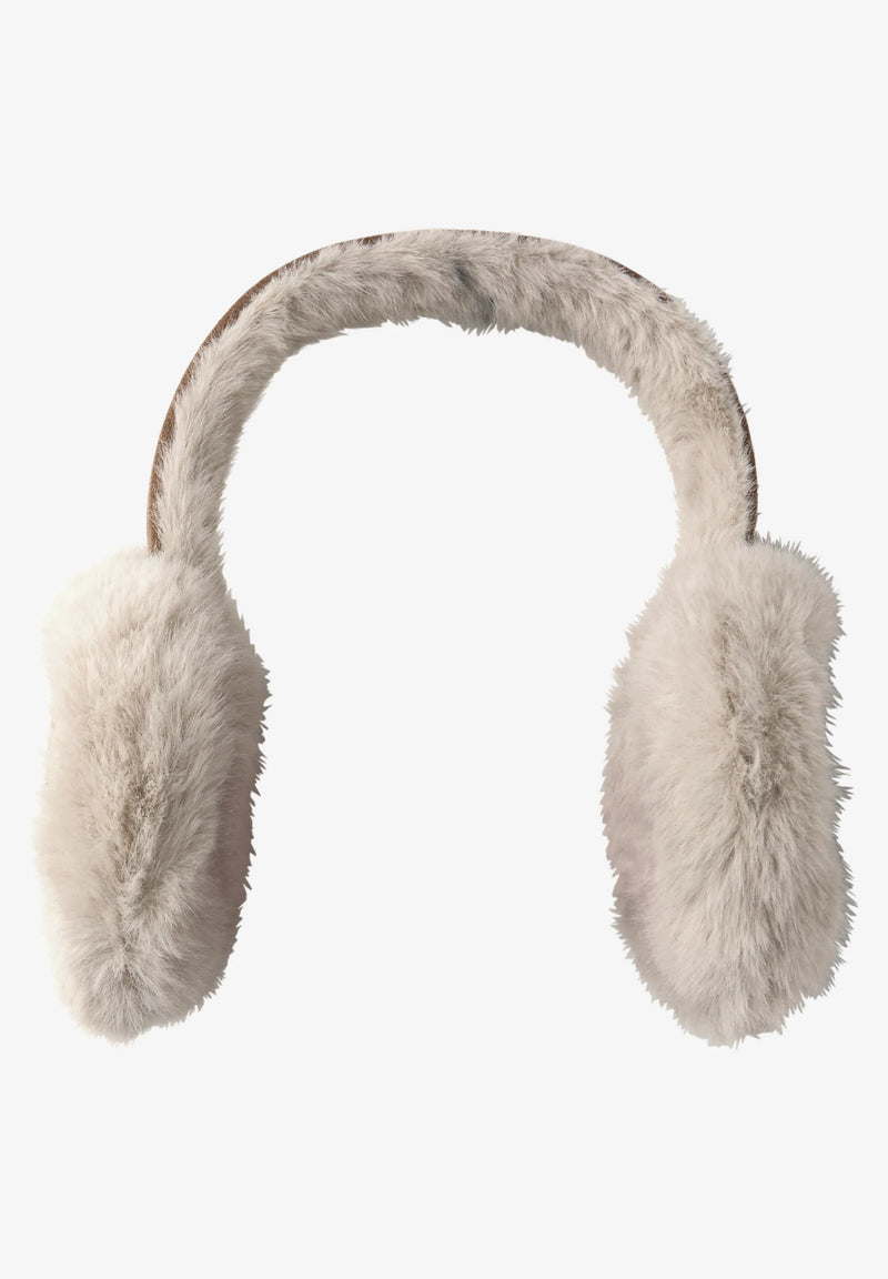 Street One korvanlämmittimet tekoturkiksella, beige