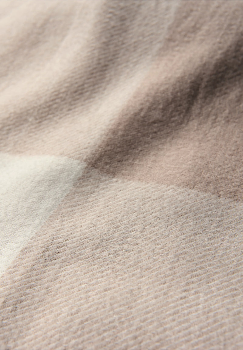 Street One Madras-huivi, ruskea/valkoinen ruutukuvio