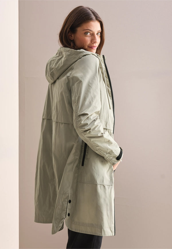 Cecil hupullinen memory coat takki, vihreä