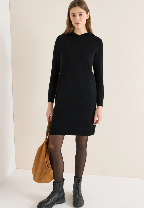 Cecil polvipituinen glitterneulemekko, musta