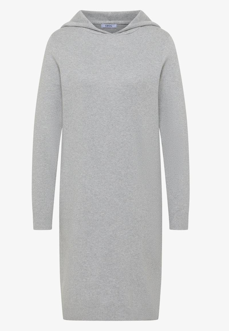 Cecil polvipituinen glitterneulemekko, meleerattu harmaa