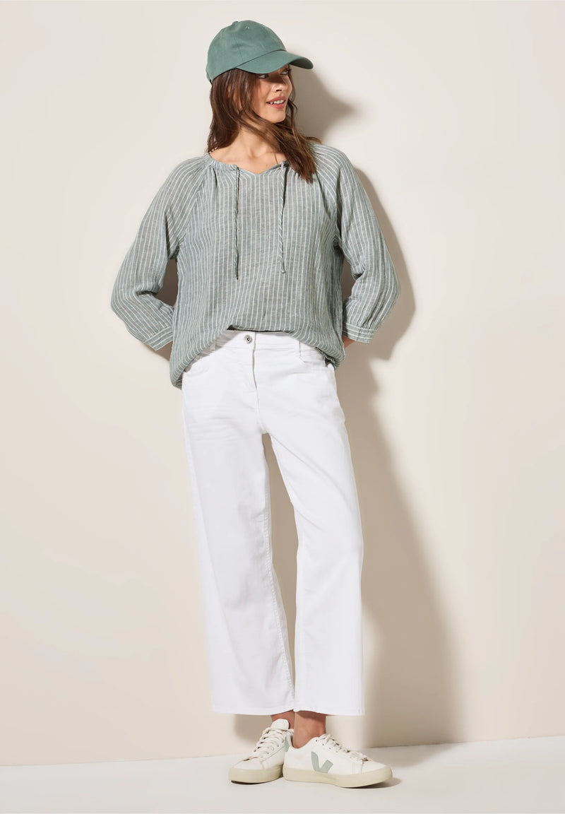 Cecil raglan chambray pellavapaita, vihreä