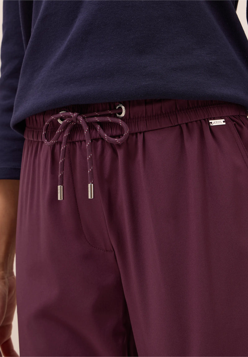 Cecil Tracey housut, viininpunainen