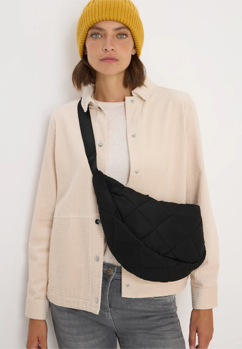 Cecil  tikattu  crossbody-laukku, musta