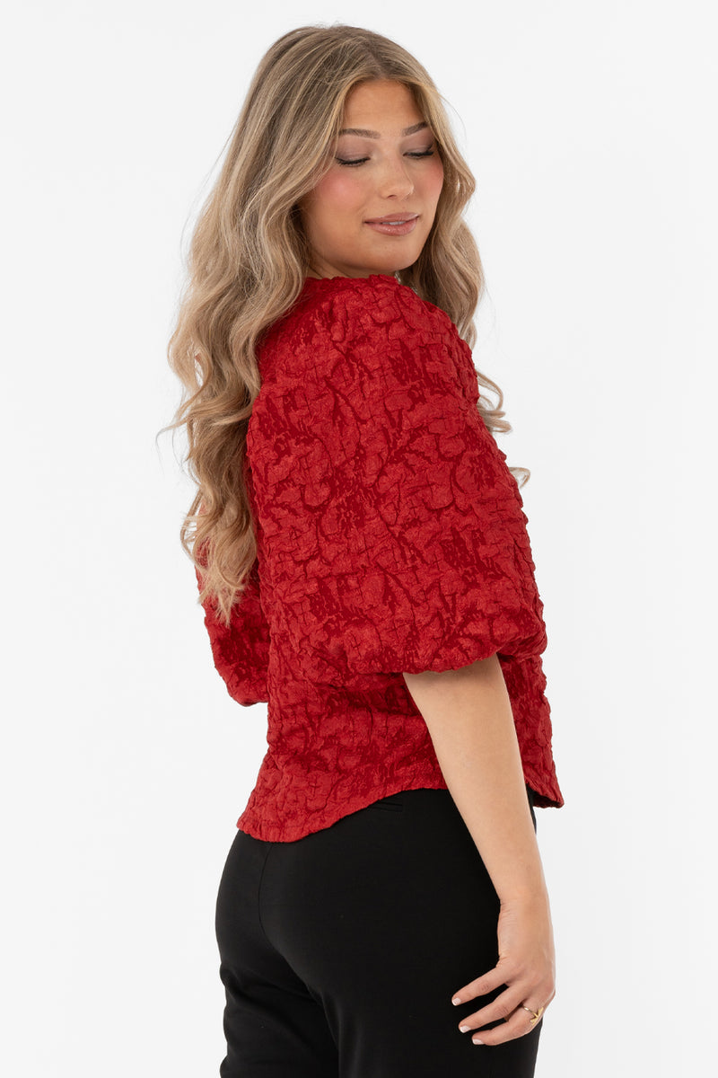 Capri Collection Belora paita puhvihihoilla, punainen