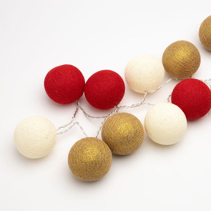 Happy Lights Christmas Gold LED 35 palloa