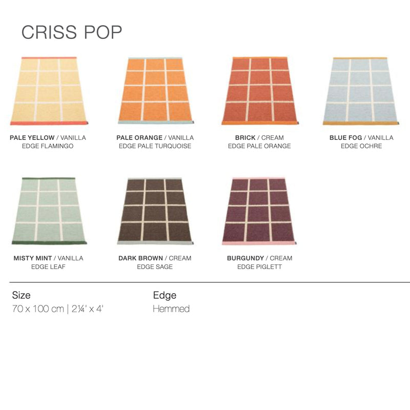 Pappelina CRISS POP Brick, oranssi/kerma/vaalean oranssi