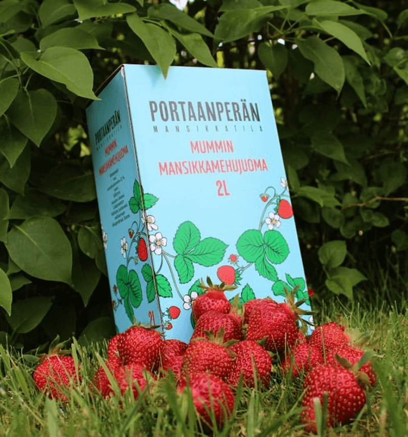 Portaanperän Mummin Mansikkamehujuoma 2 litraa