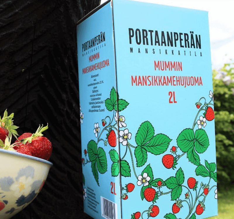 Portaanperän Mummin Mansikkamehujuoma 2 litraa