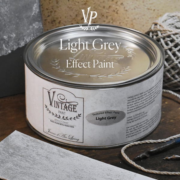Vintage Paint Effect Paint Light Grey 1000ml, vaaleanharmaa