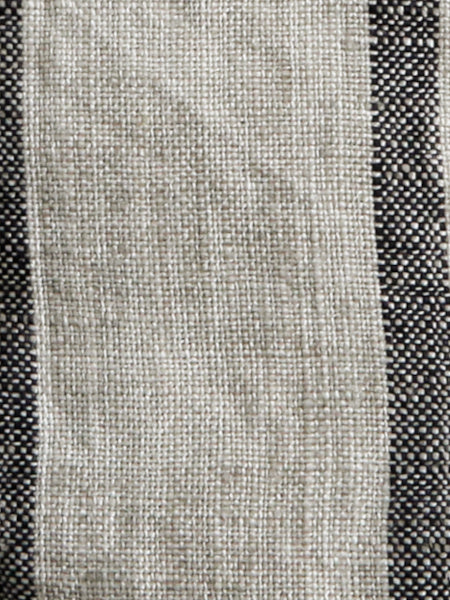 Lovely Linen Misty tyynynpäällinen pellavaa 40*70cm, Stripe black