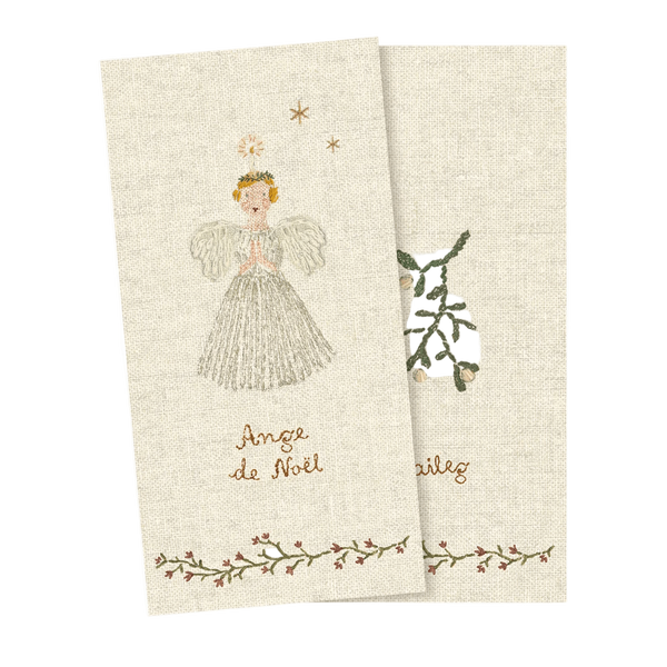 Maileg Angel de Noël paperiservetit 20kpl, valkoinen