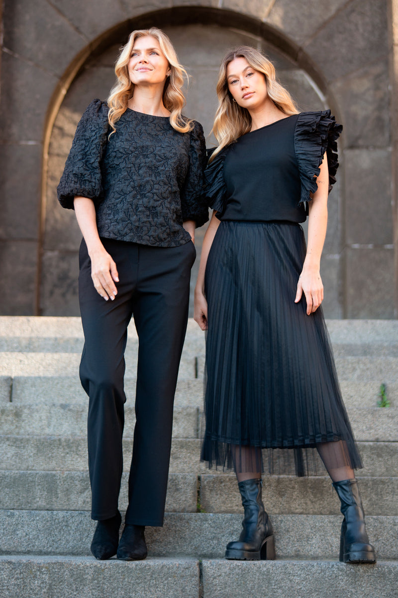 Capri Collection Clemence käännettävä tyllihame, musta