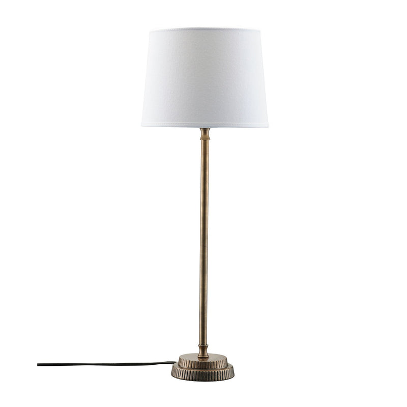 PR Home Kent pöytävalaisin 59cm, messinki/valkoinen