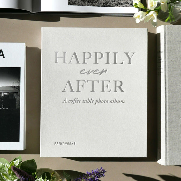 Printworks Happily Ever After valokuva-albumi, vaaleanharmaa