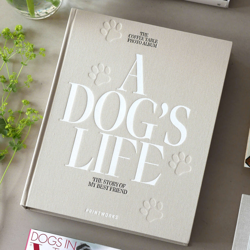 Printworks A Dog's Life valokuva-albumi, beige