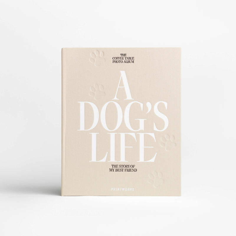 Printworks A Dog's Life valokuva-albumi, beige